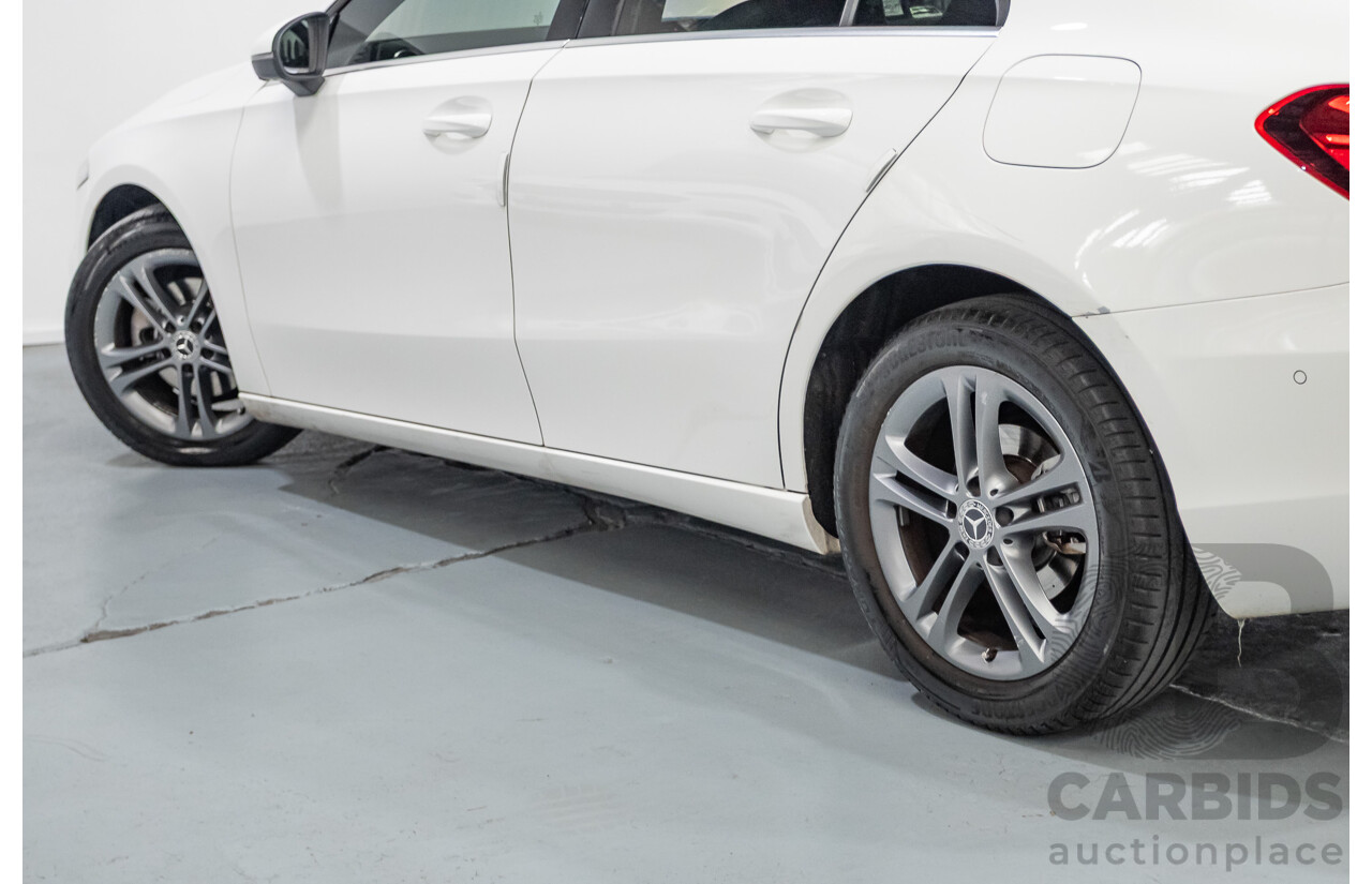 04/2020 Mercedes-Benz A180 V177 MY20 4D Sedan Polar White Turbo 1.3L