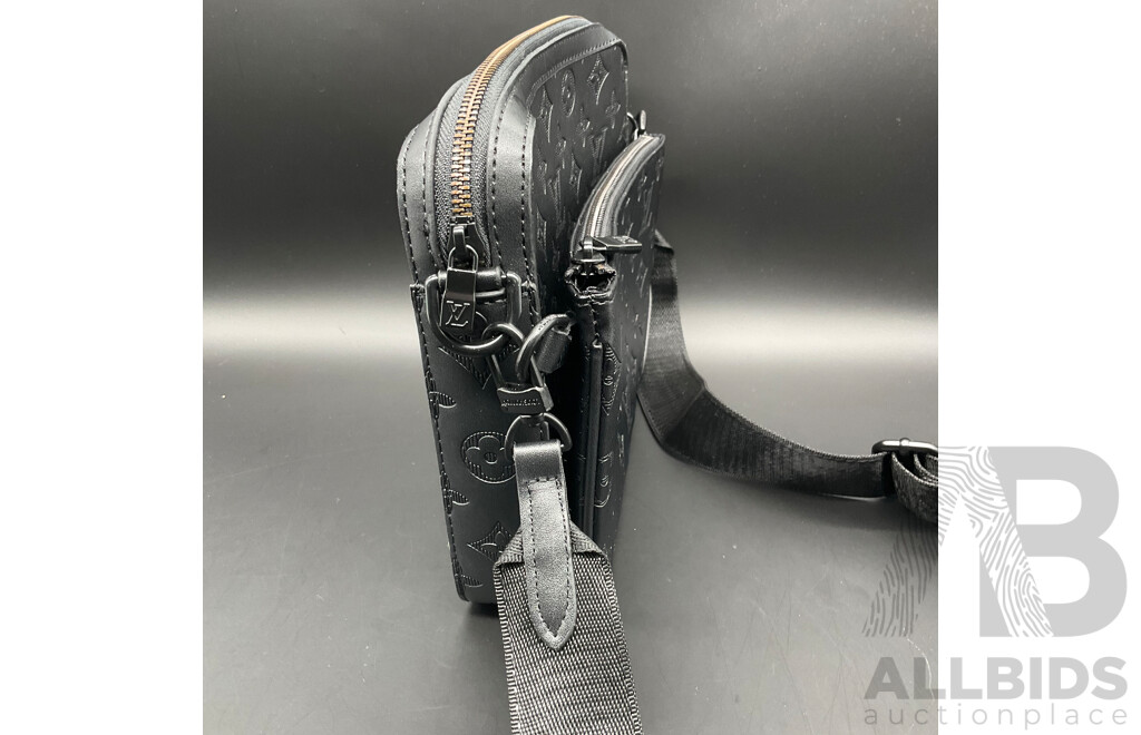 Monogram Shadown Leather Messenger Bag Branded LOUIS VUITTON