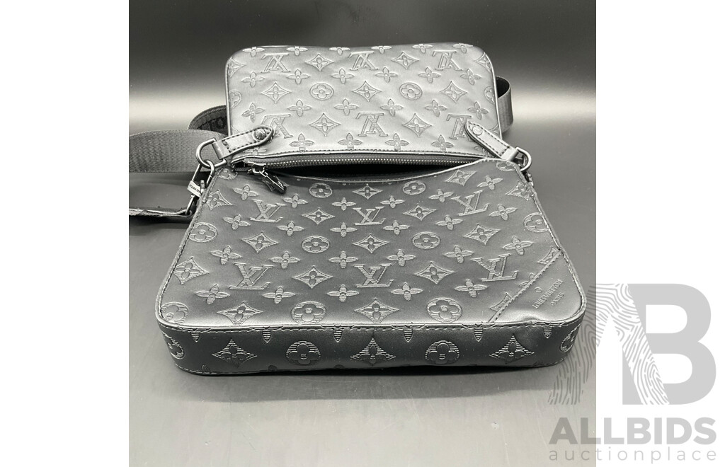 Monogram Shadown Leather Messenger Bag Branded LOUIS VUITTON