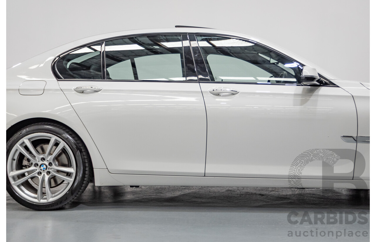 03/2013 Bmw 740i M-Sport F01 MY14 4D Sedan Alpine White Turbo 3.0L