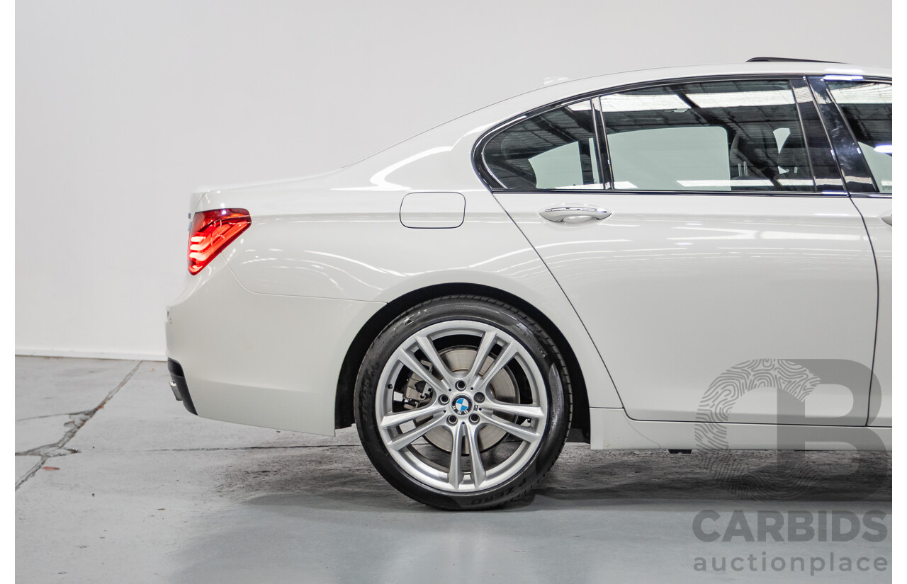 03/2013 Bmw 740i M-Sport F01 MY14 4D Sedan Alpine White Turbo 3.0L