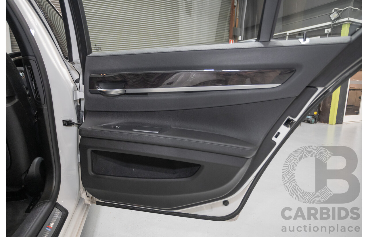 03/2013 Bmw 740i M-Sport F01 MY14 4D Sedan Alpine White Turbo 3.0L