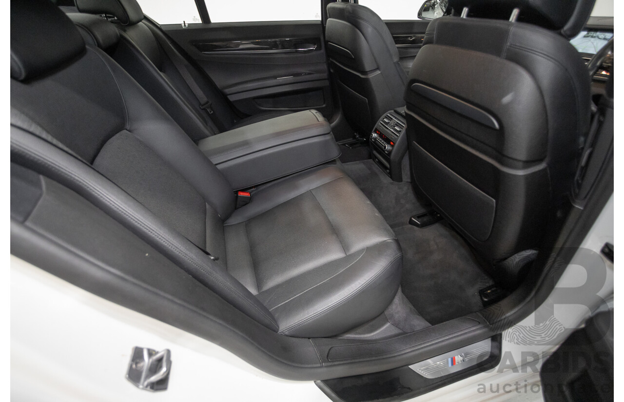 03/2013 Bmw 740i M-Sport F01 MY14 4D Sedan Alpine White Turbo 3.0L