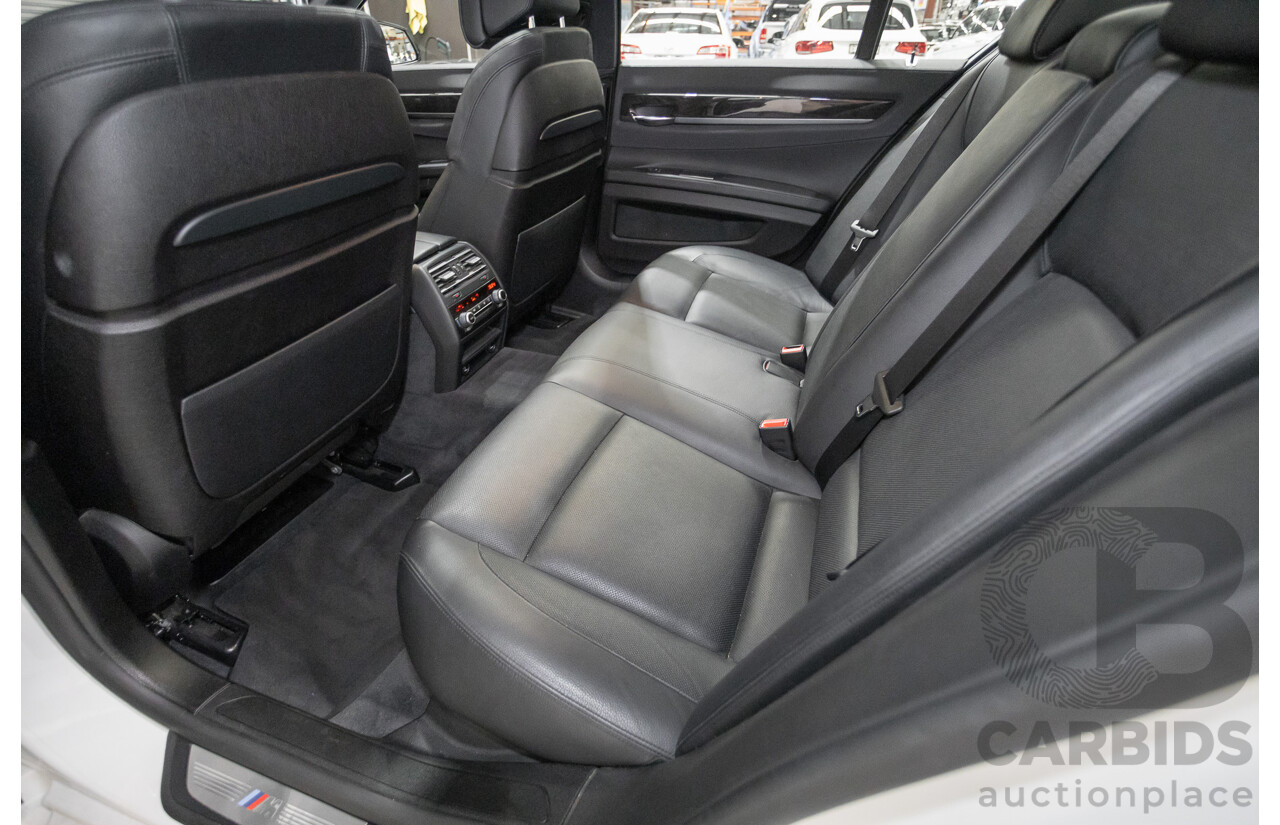 03/2013 Bmw 740i M-Sport F01 MY14 4D Sedan Alpine White Turbo 3.0L