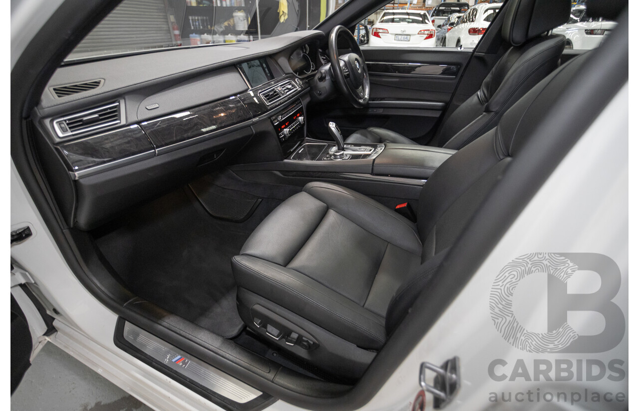 03/2013 Bmw 740i M-Sport F01 MY14 4D Sedan Alpine White Turbo 3.0L
