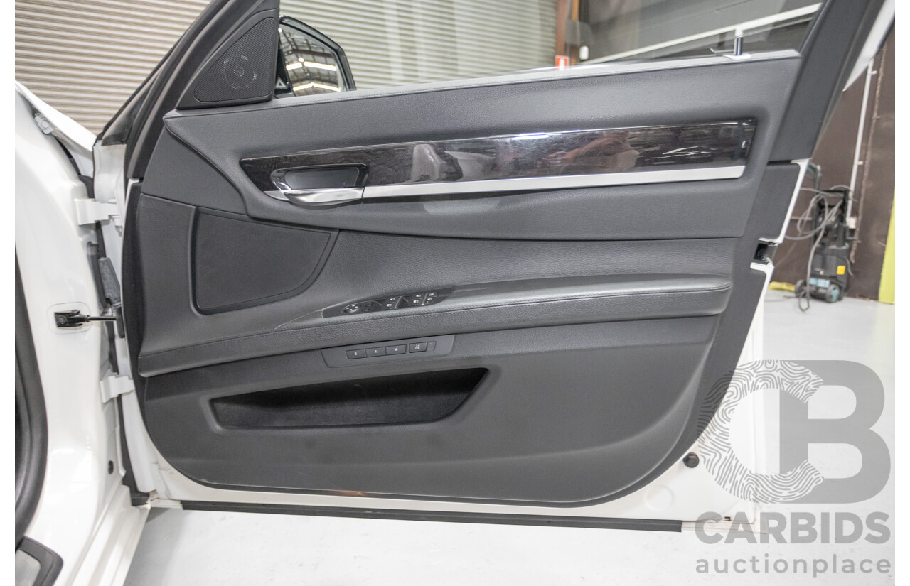 03/2013 Bmw 740i M-Sport F01 MY14 4D Sedan Alpine White Turbo 3.0L