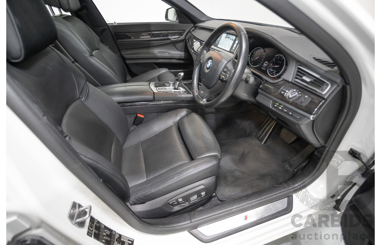 03/2013 Bmw 740i M-Sport F01 MY14 4D Sedan Alpine White Turbo 3.0L