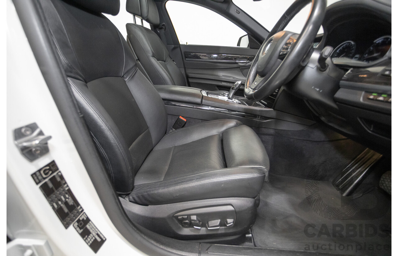 03/2013 Bmw 740i M-Sport F01 MY14 4D Sedan Alpine White Turbo 3.0L