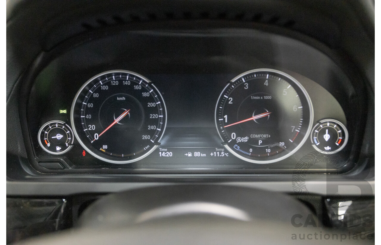 03/2013 Bmw 740i M-Sport F01 MY14 4D Sedan Alpine White Turbo 3.0L