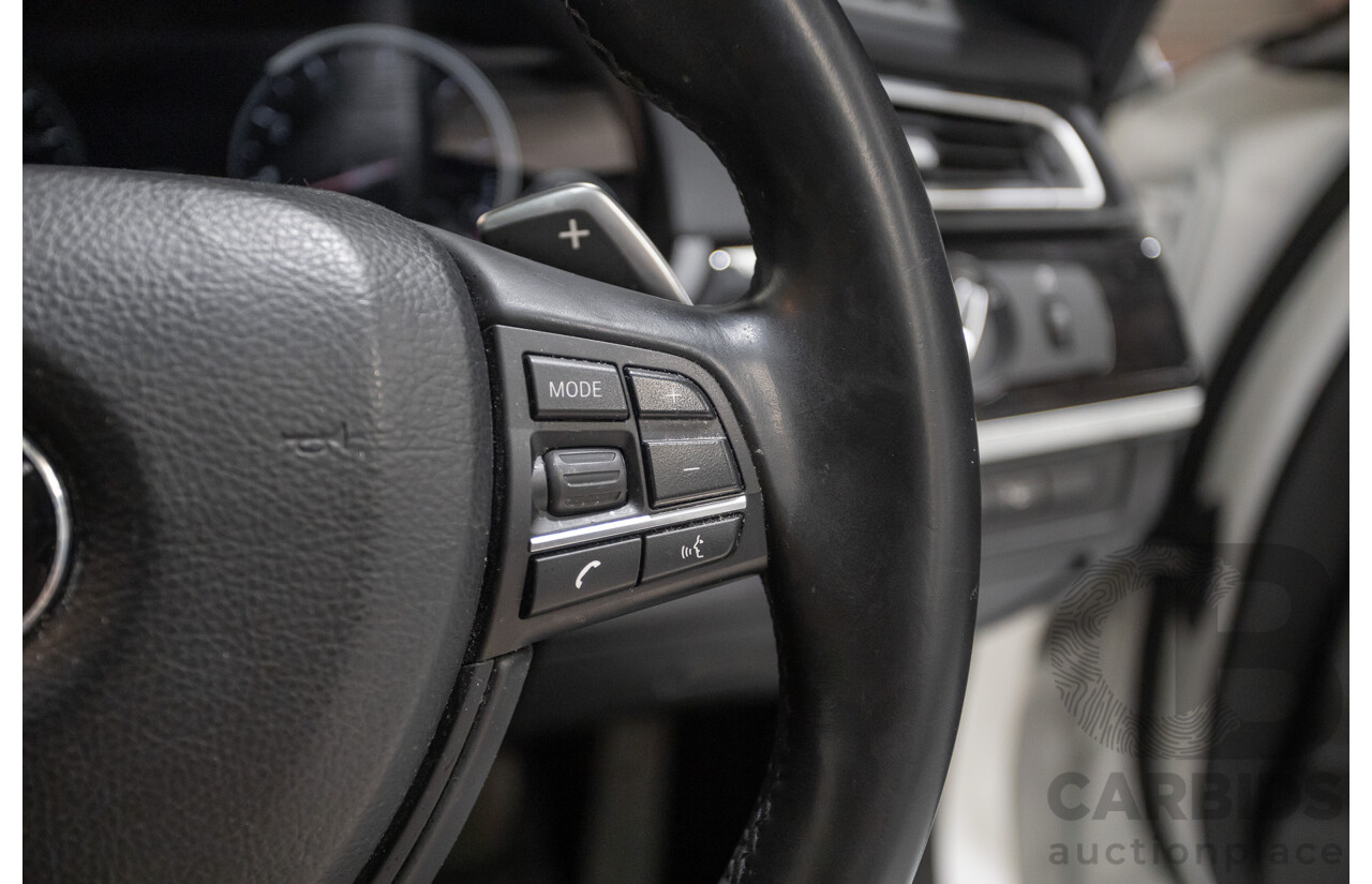 03/2013 Bmw 740i M-Sport F01 MY14 4D Sedan Alpine White Turbo 3.0L