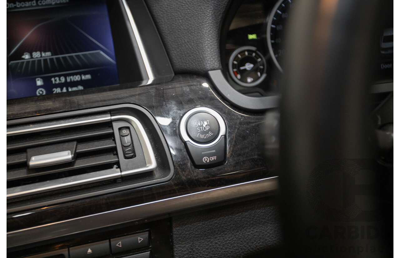 03/2013 Bmw 740i M-Sport F01 MY14 4D Sedan Alpine White Turbo 3.0L