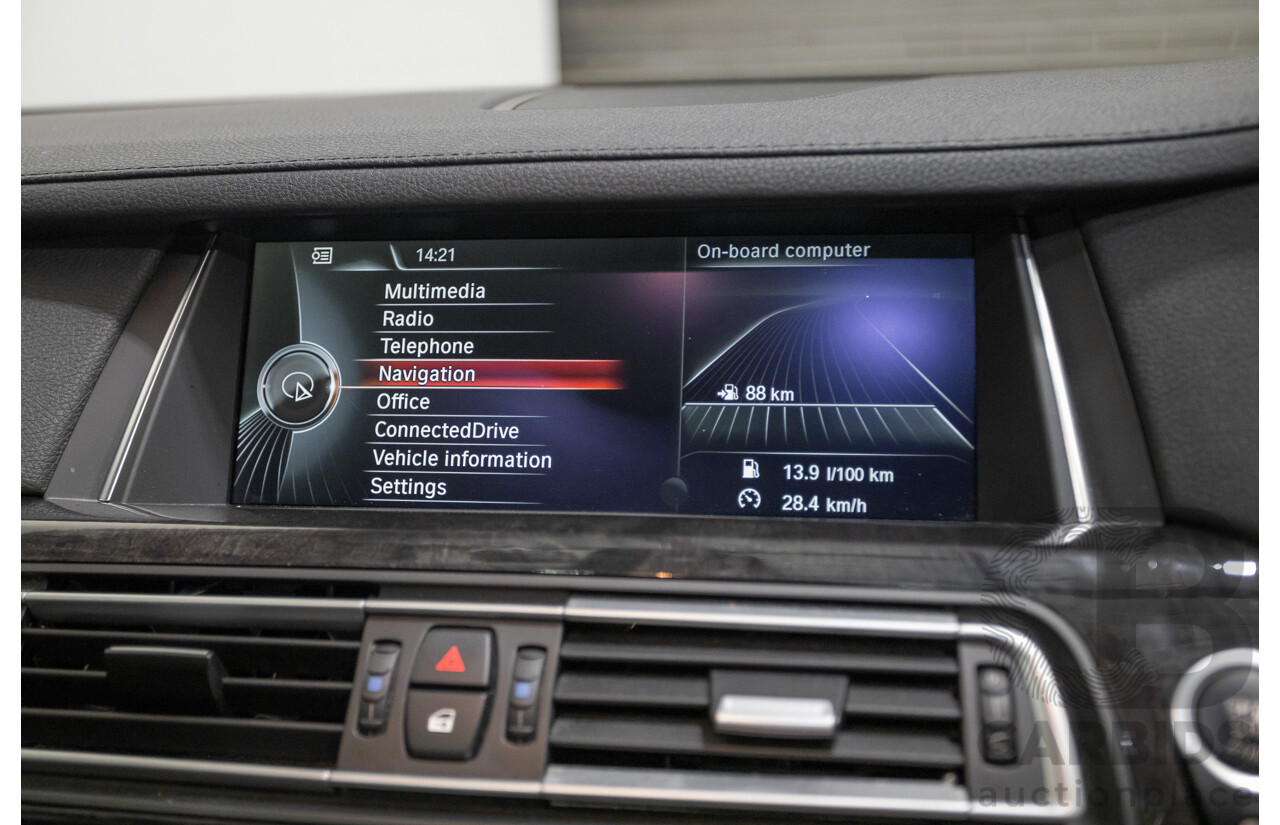 03/2013 Bmw 740i M-Sport F01 MY14 4D Sedan Alpine White Turbo 3.0L