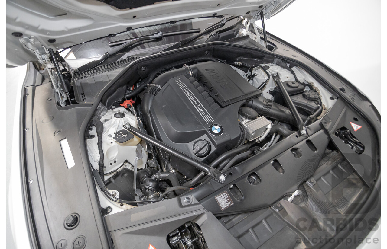03/2013 Bmw 740i M-Sport F01 MY14 4D Sedan Alpine White Turbo 3.0L