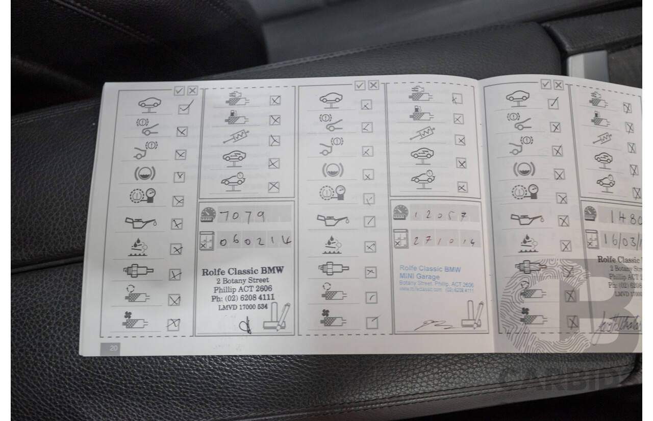 03/2013 Bmw 740i M-Sport F01 MY14 4D Sedan Alpine White Turbo 3.0L