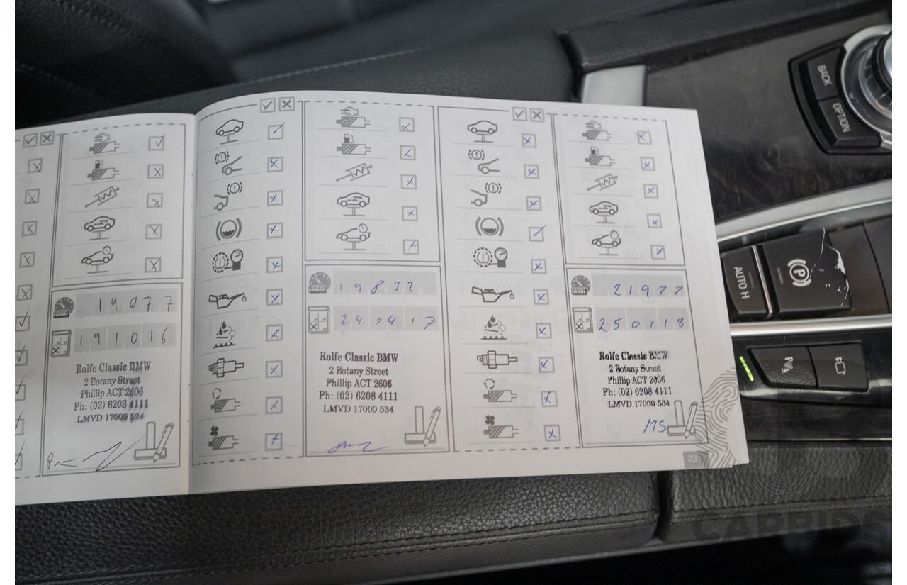 03/2013 Bmw 740i M-Sport F01 MY14 4D Sedan Alpine White Turbo 3.0L