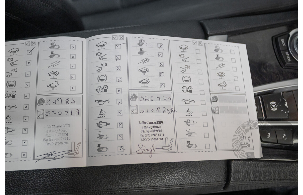 03/2013 Bmw 740i M-Sport F01 MY14 4D Sedan Alpine White Turbo 3.0L