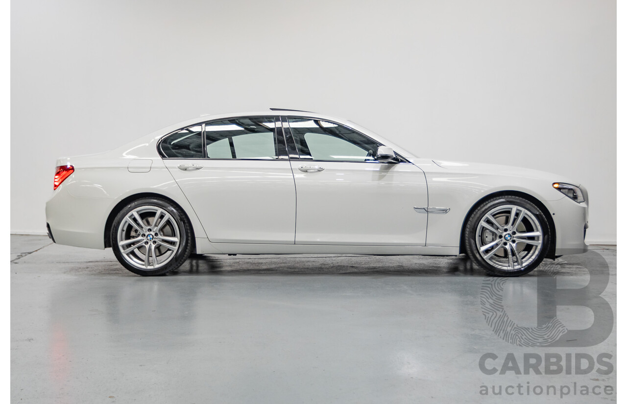 03/2013 Bmw 740i M-Sport F01 MY14 4D Sedan Alpine White Turbo 3.0L