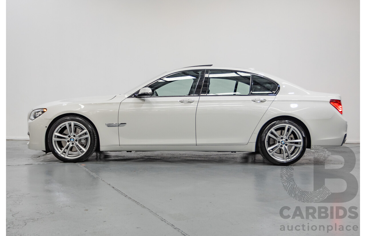 03/2013 Bmw 740i M-Sport F01 MY14 4D Sedan Alpine White Turbo 3.0L