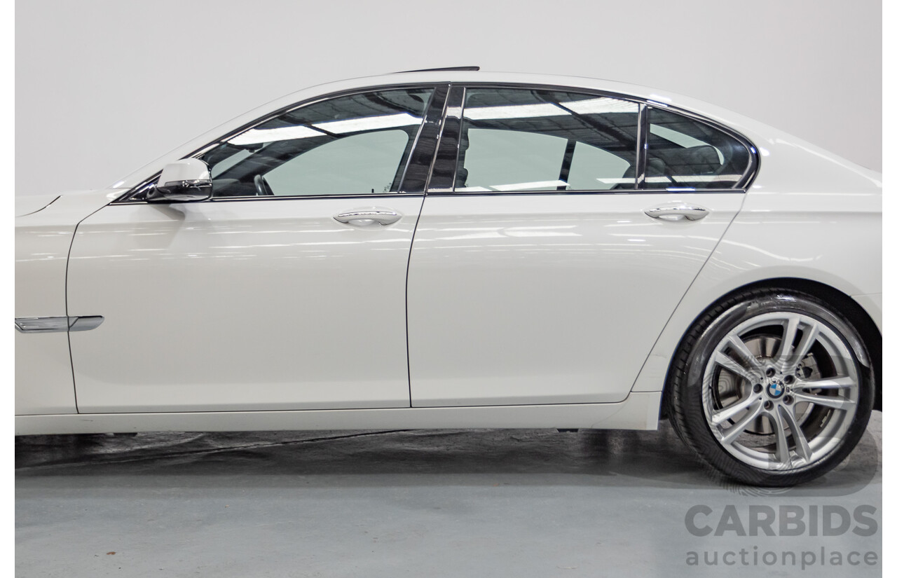 03/2013 Bmw 740i M-Sport F01 MY14 4D Sedan Alpine White Turbo 3.0L
