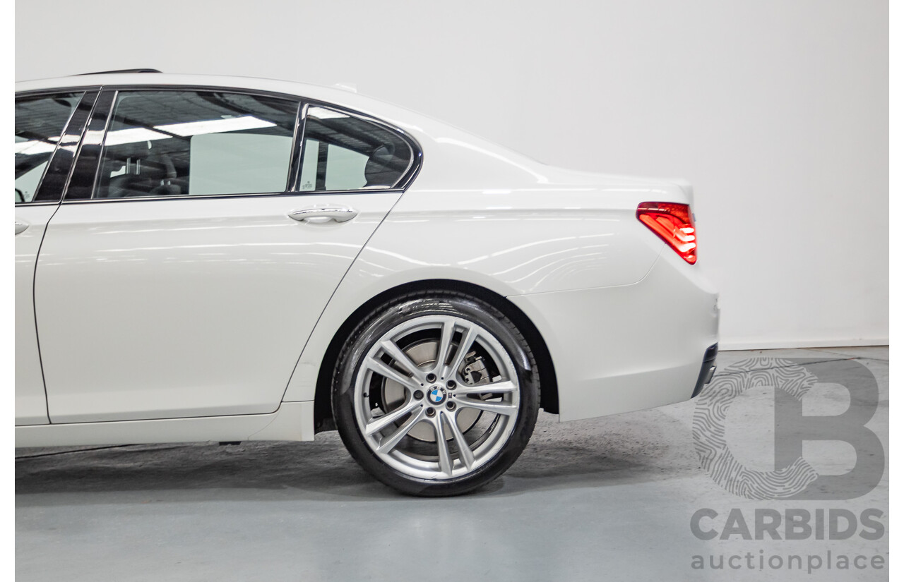 03/2013 Bmw 740i M-Sport F01 MY14 4D Sedan Alpine White Turbo 3.0L