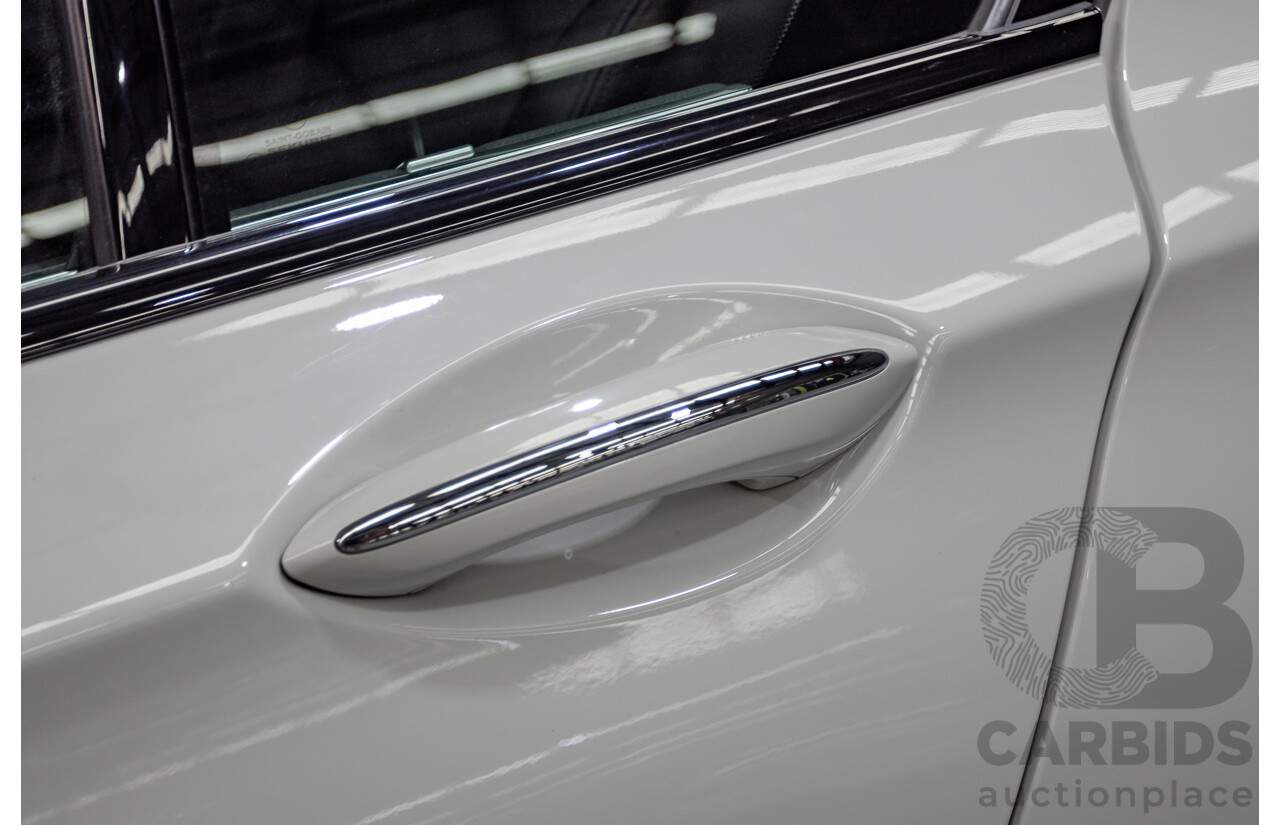 03/2013 Bmw 740i M-Sport F01 MY14 4D Sedan Alpine White Turbo 3.0L