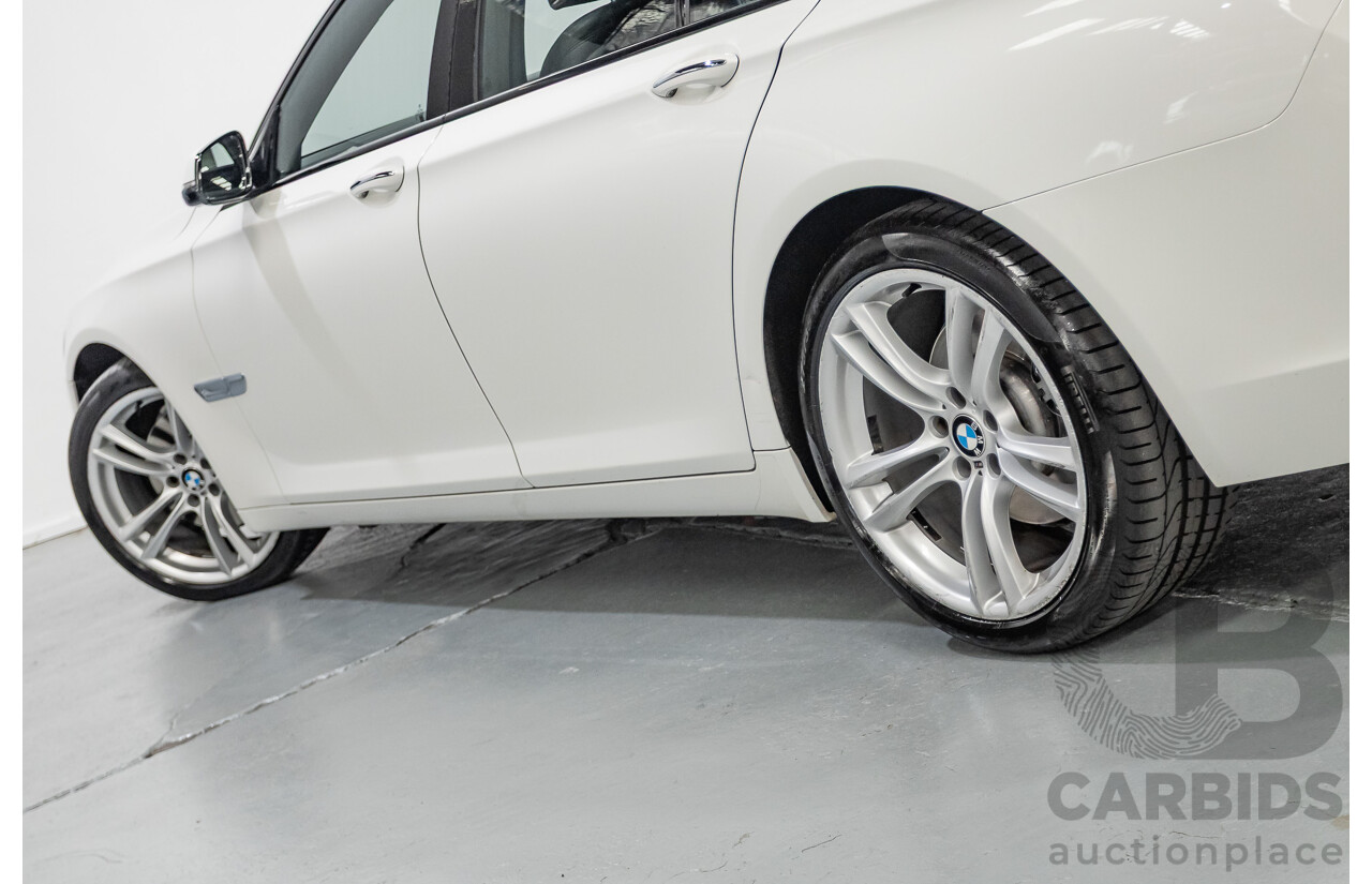 03/2013 Bmw 740i M-Sport F01 MY14 4D Sedan Alpine White Turbo 3.0L
