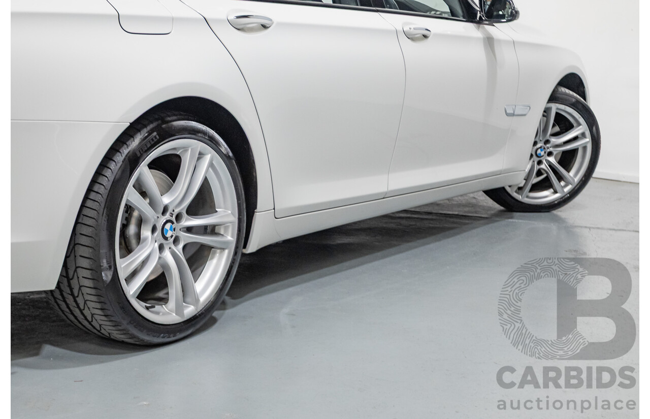 03/2013 Bmw 740i M-Sport F01 MY14 4D Sedan Alpine White Turbo 3.0L