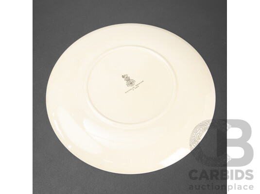Vintage 1950s Royal Doulton Australian Aborigine Collectable Ceramic Wall Plate, 26 x 26 cm (dimensions)