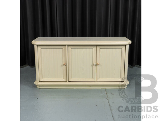Three Door Wooden Buffet