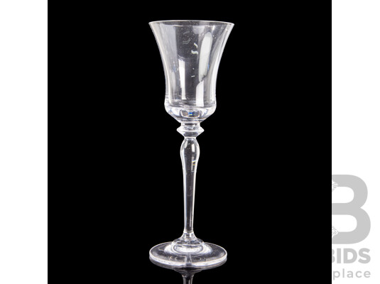 Collection of Eight Jamestown Wine Goblets by Mikasa