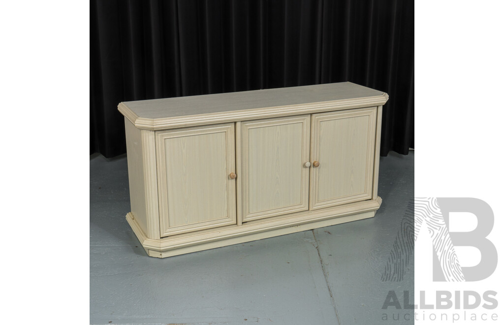 Three Door Wooden Buffet