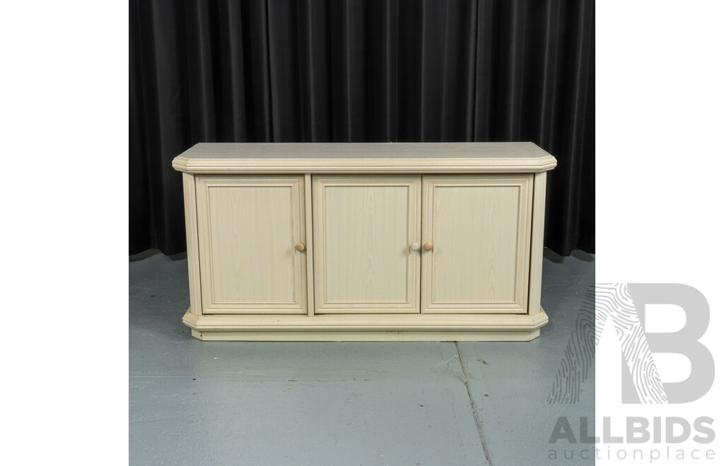 Three Door Wooden Buffet