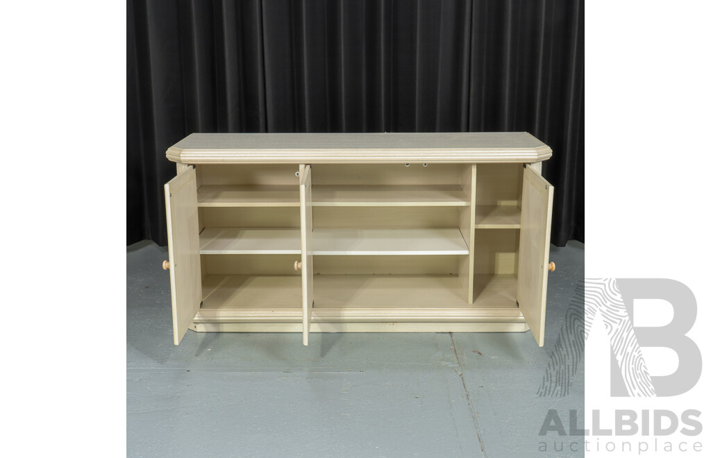 Three Door Wooden Buffet