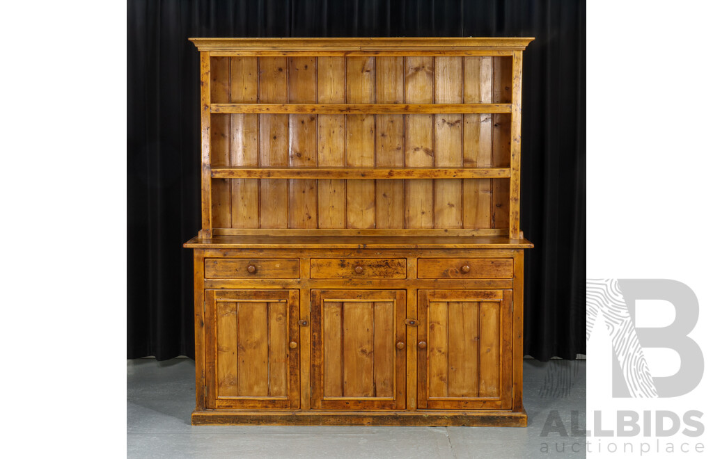Village Green Two Piece Buffet Bookcase