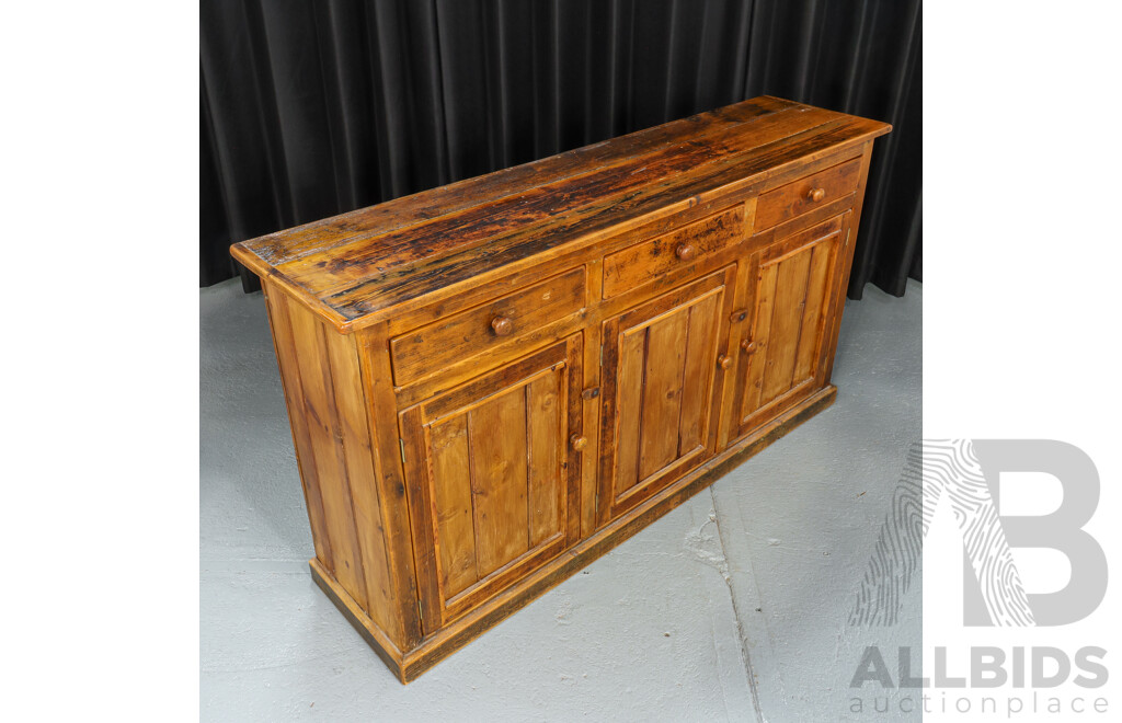 Village Green Two Piece Buffet Bookcase