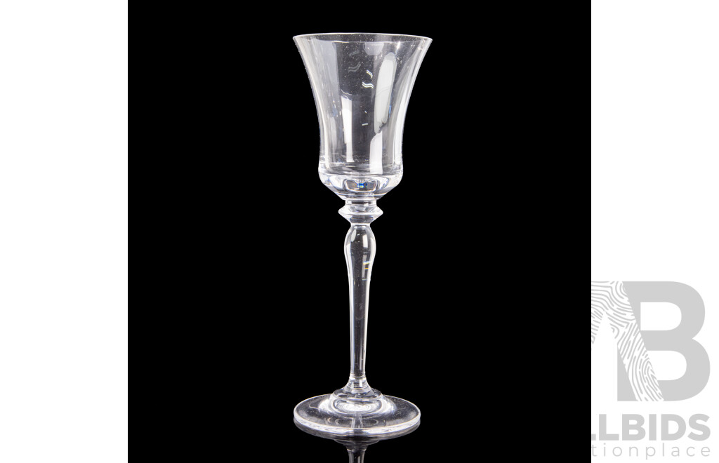 Collection of Eight Jamestown Wine Goblets by Mikasa