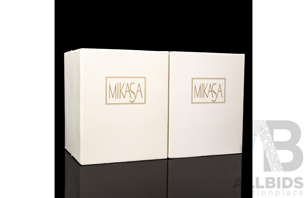 Collection of Eight Jamestown Wine Goblets by Mikasa