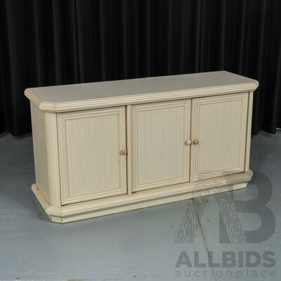 Three Door Wooden Buffet