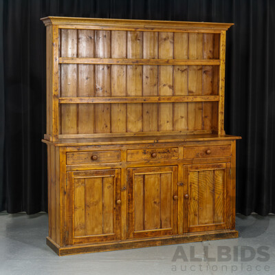 Village Green Two Piece Buffet Bookcase