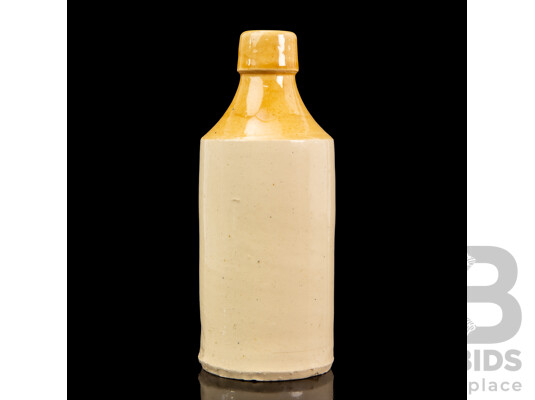 Antique Richardson Bros Wine Merchants Two Stoneware Ginger Beer Bottle