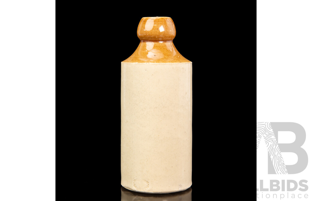 Antique E.P Shaw & Co Two Tone Stoneware Bottle