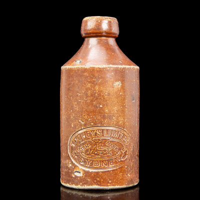 Antique Stoneware Toohey's Limited Beer Bottle