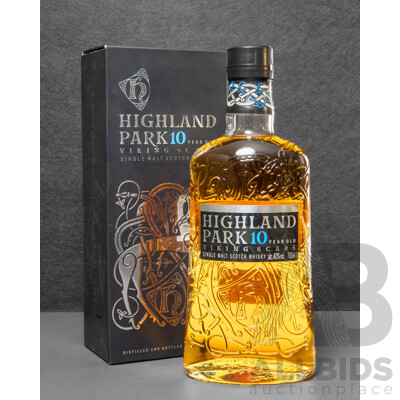 Highland Park 10 Year Old Viking Scars Single Malt Scotch Whisky in Presentation Box