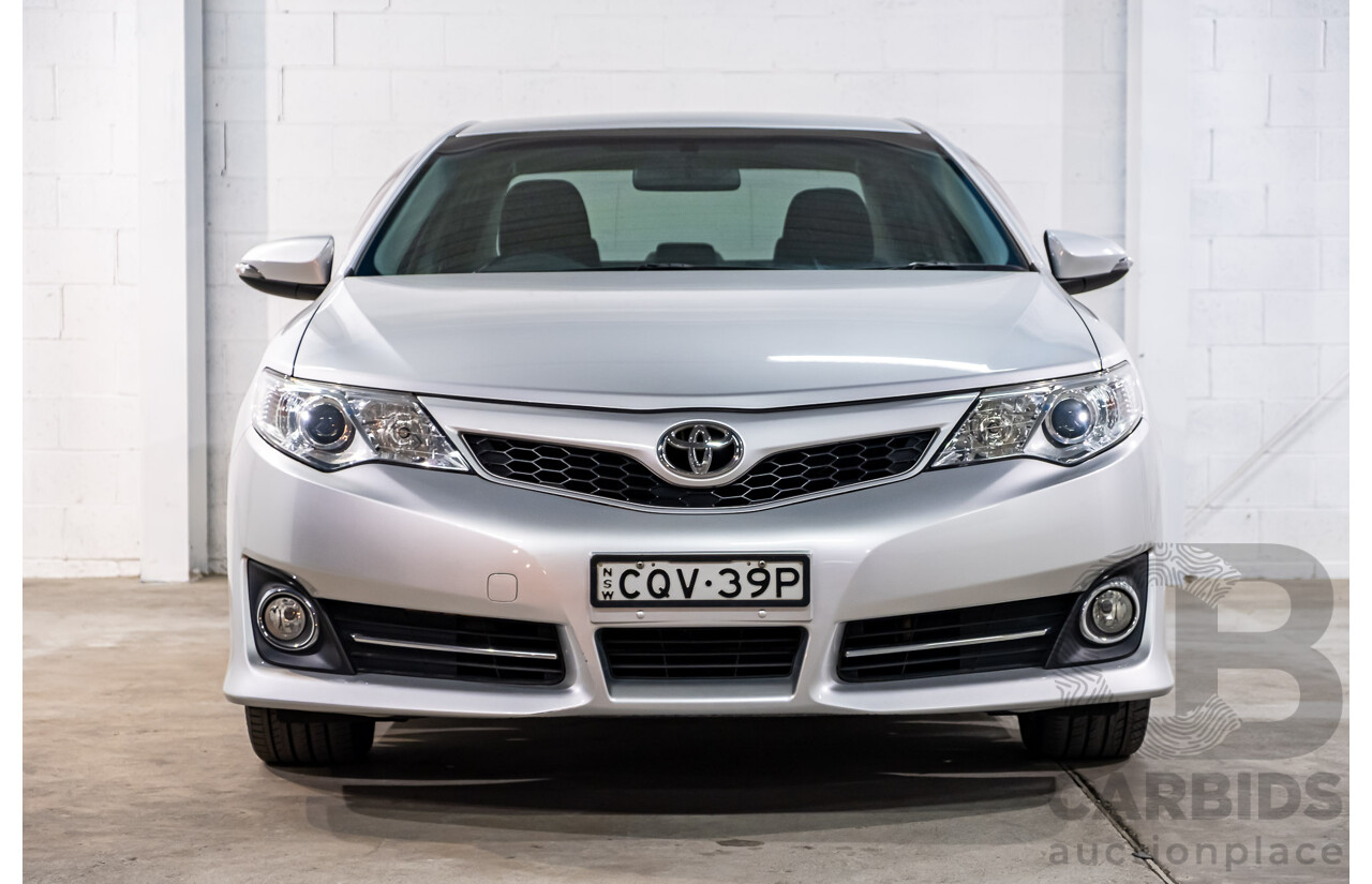 10/2013 Toyota Camry Atara R SE ASV50R 4d Sedan Premium Silver Metallic 2.5L