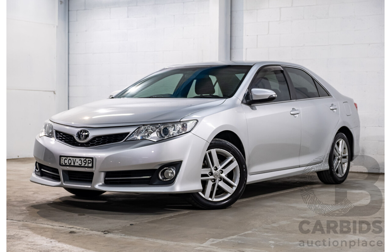 10/2013 Toyota Camry Atara R SE ASV50R 4d Sedan Premium Silver Metallic 2.5L