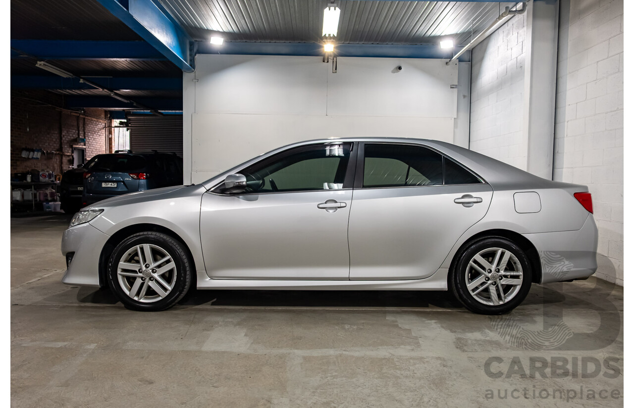 10/2013 Toyota Camry Atara R SE ASV50R 4d Sedan Premium Silver Metallic 2.5L
