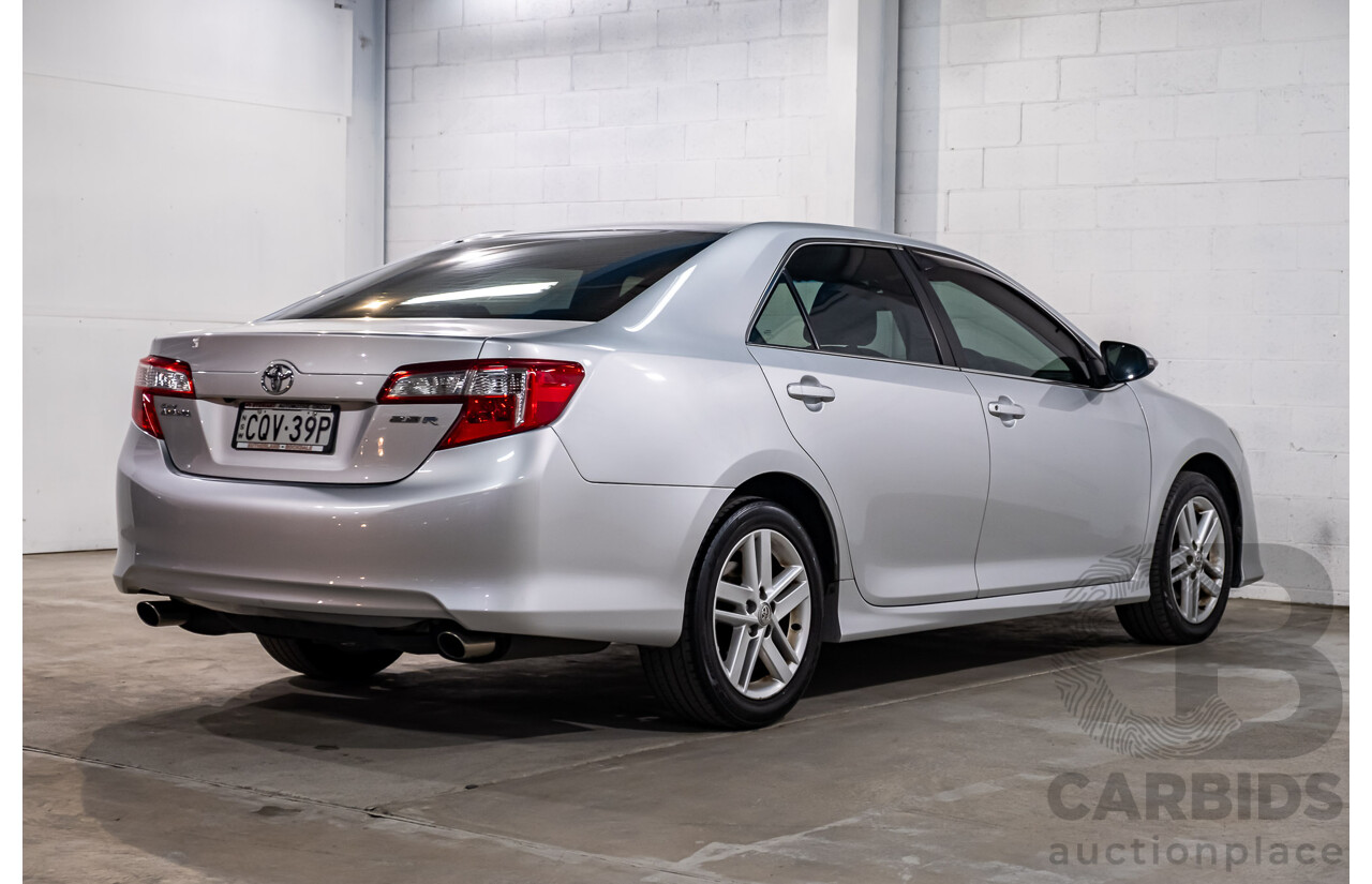 10/2013 Toyota Camry Atara R SE ASV50R 4d Sedan Premium Silver Metallic 2.5L