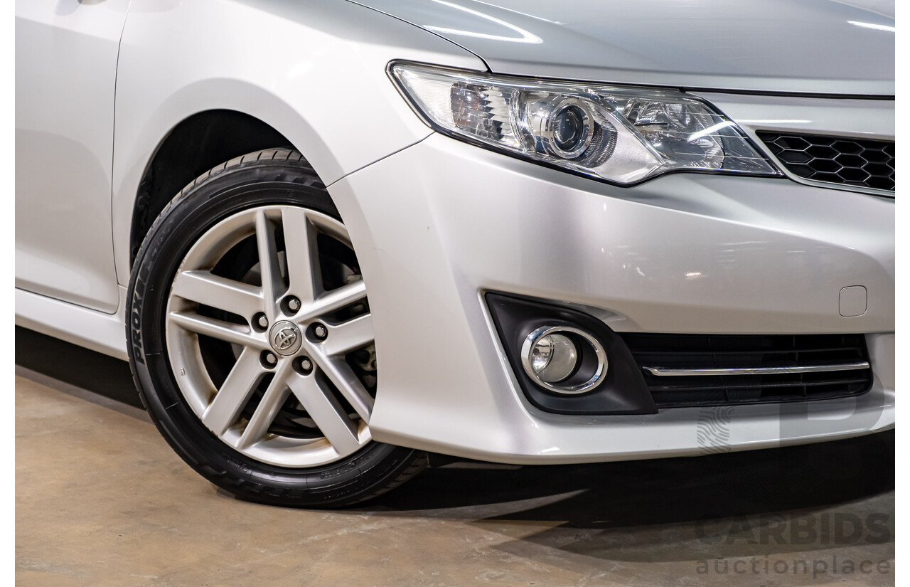 10/2013 Toyota Camry Atara R SE ASV50R 4d Sedan Premium Silver Metallic 2.5L