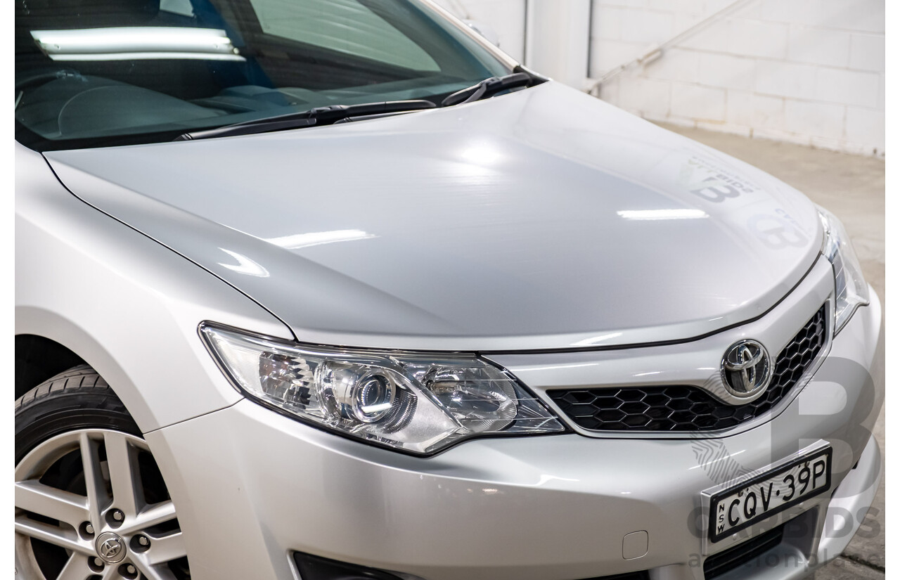 10/2013 Toyota Camry Atara R SE ASV50R 4d Sedan Premium Silver Metallic 2.5L