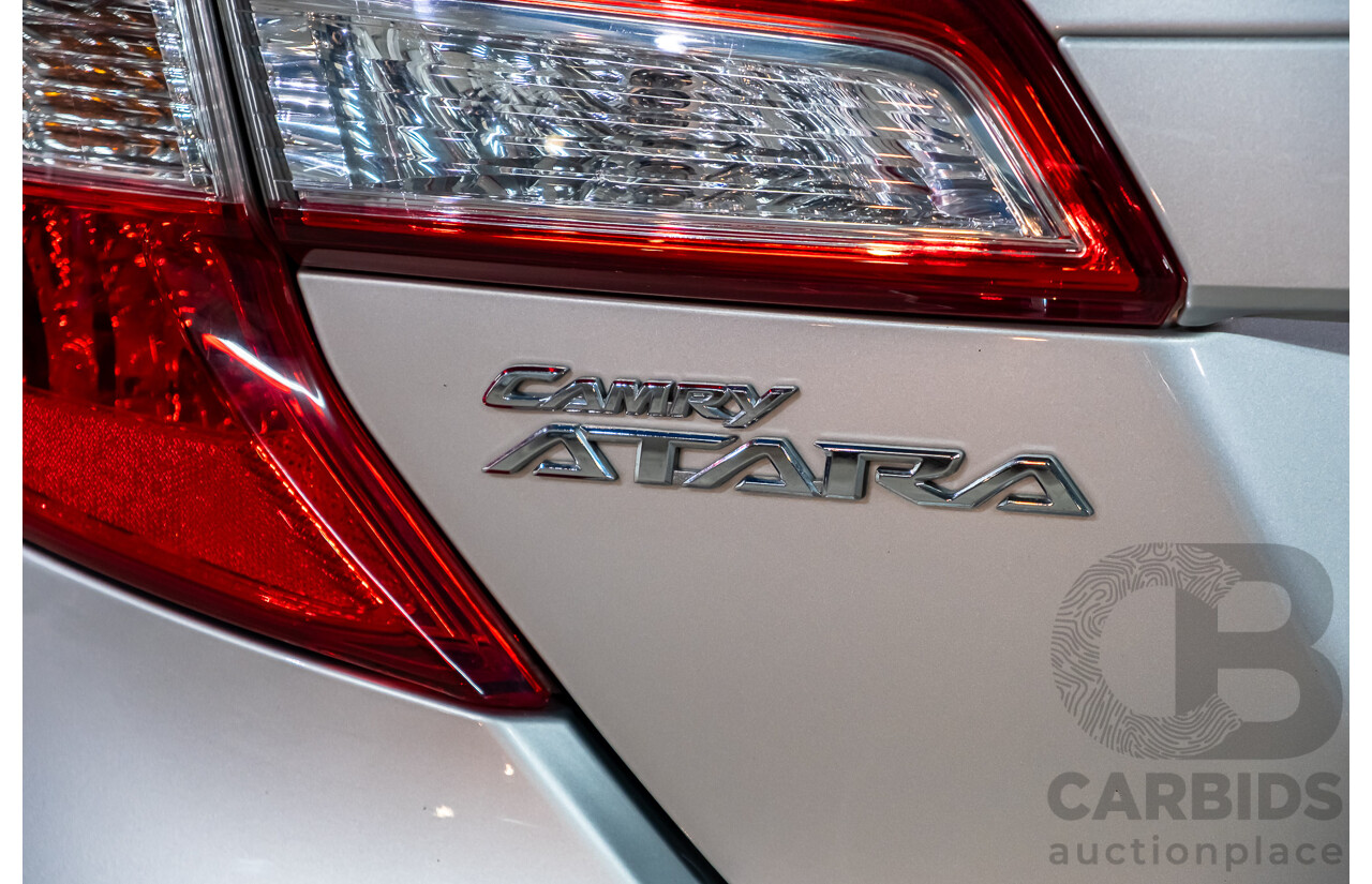 10/2013 Toyota Camry Atara R SE ASV50R 4d Sedan Premium Silver Metallic 2.5L